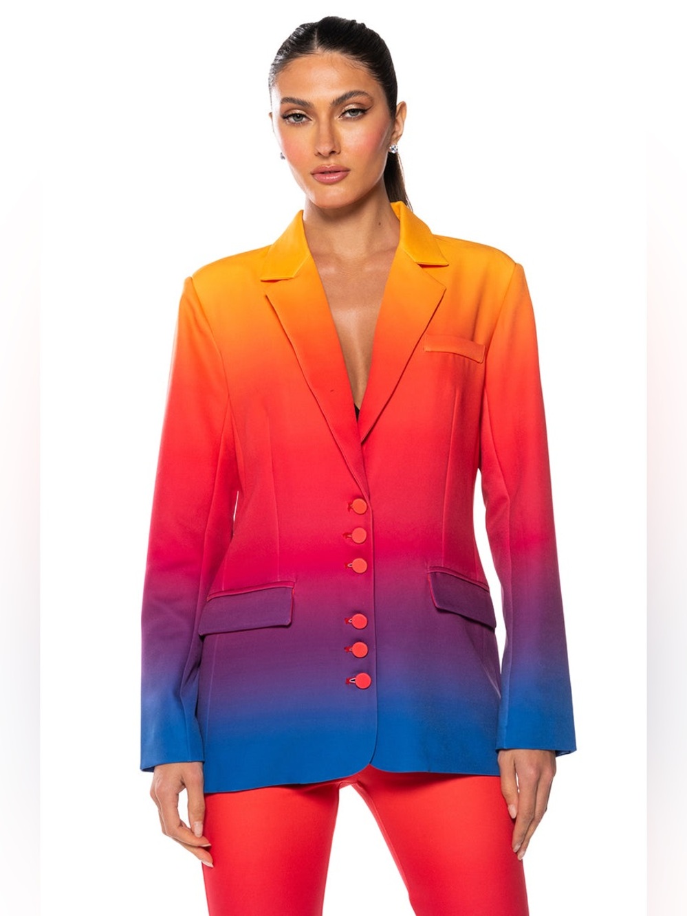 SUNSET IN PARADISE OMBRE BLAZER - Size Medium